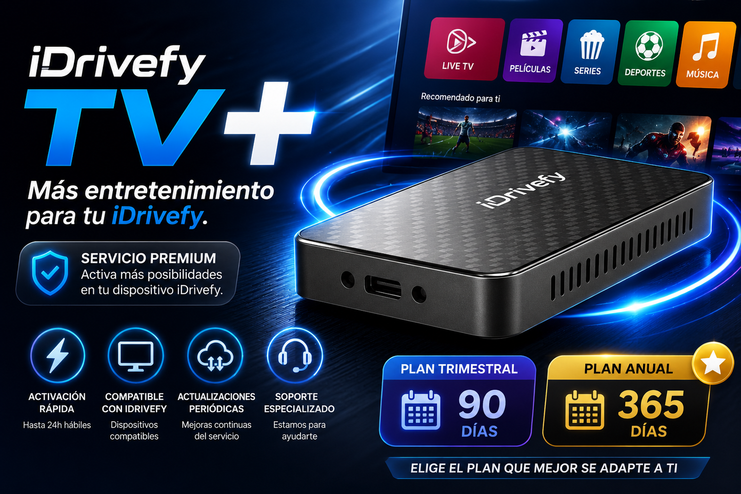 iDrivefy TV+